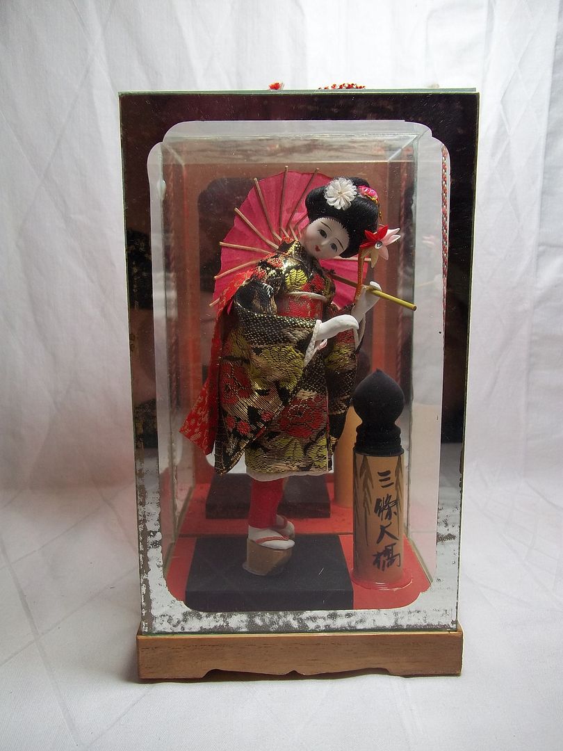 japanese doll display case for sale